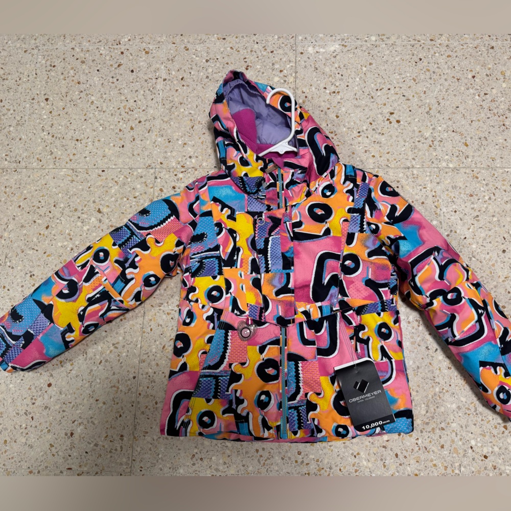Obermeyer Multicolor Ski Hooded Jacket